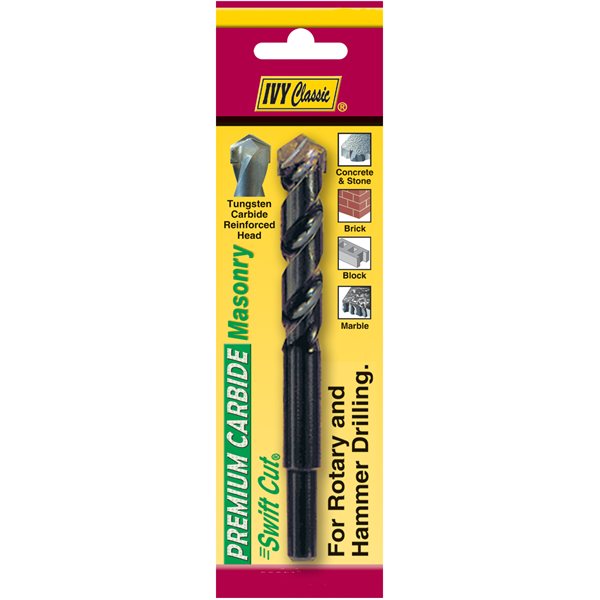 MASONRY DRILL 3/4 X 6" -1/2" SHANK