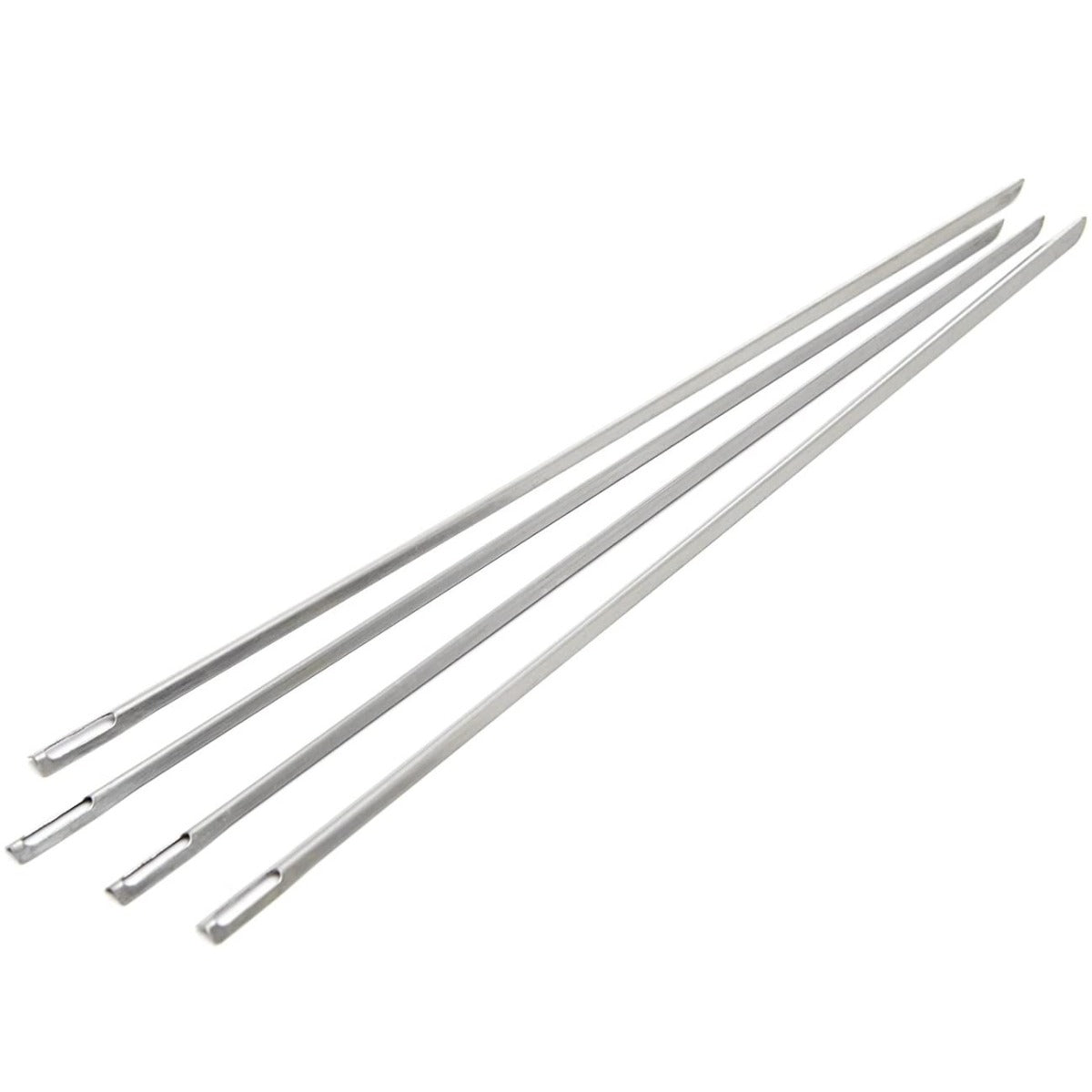 15" STAINLESS STEEL 4PC BBQ SKEWER SET