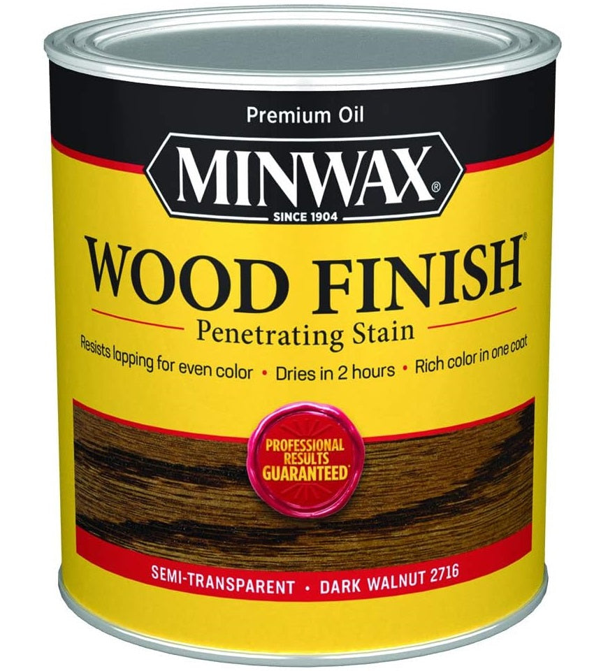 MINWAX-W/FINISH DARK WALNUT QT