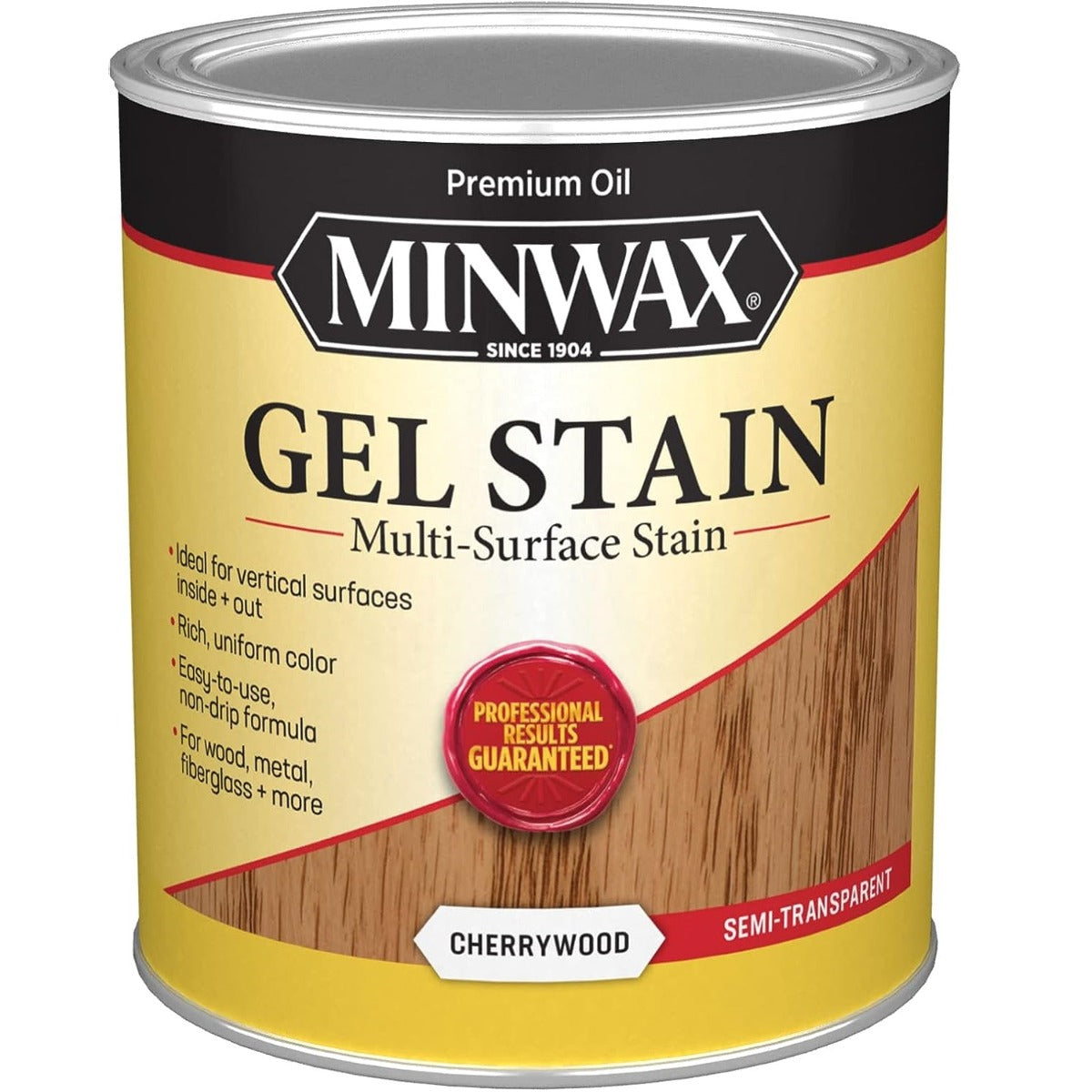 MINWAX-GEL STAIN CHERRYWOOD QRT