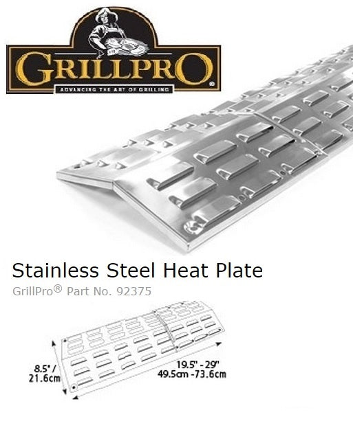 GrillPro heat plate for H or bar burners