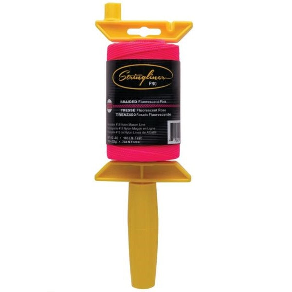 Stringliner 25462 line reel, 500 ft, fluorescent pink