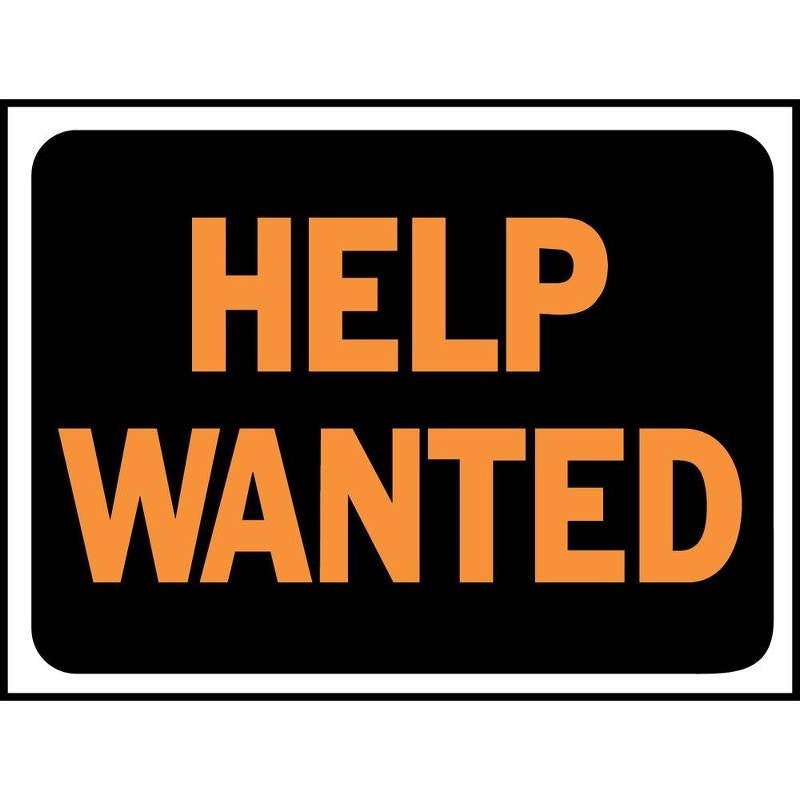SIGN -HELP WANTED 9x13