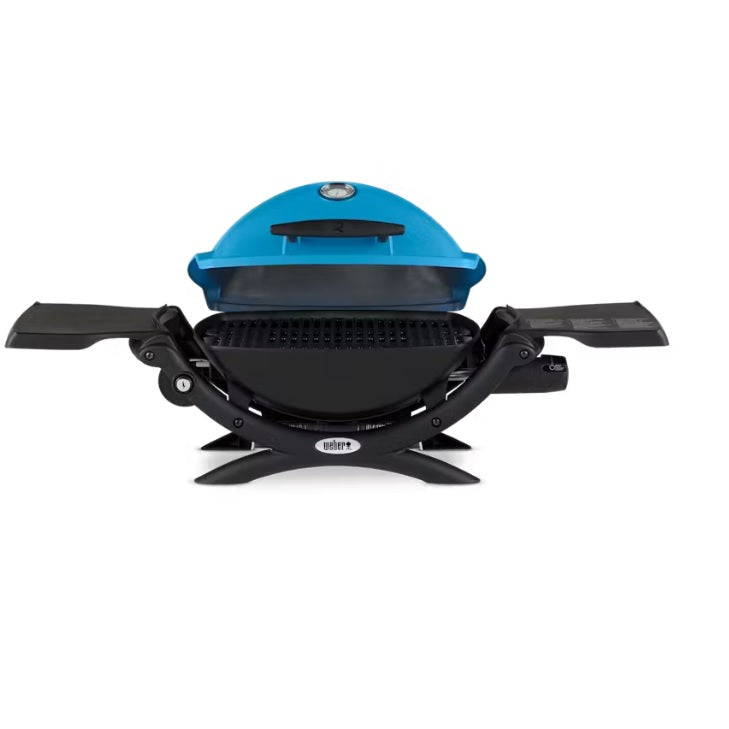 WEBER Q1200 GAS GRILL TITANIUM BLUE