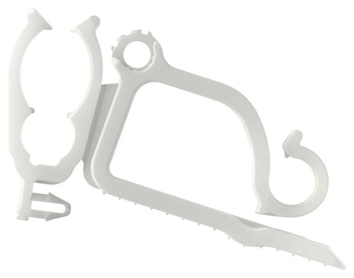 ADAMS 9040-99-1630 LIGHT HOLDER, POLYPROPYLENE, WHITE, WORKS WITH C4 C5 C6 C7 C9 BULB