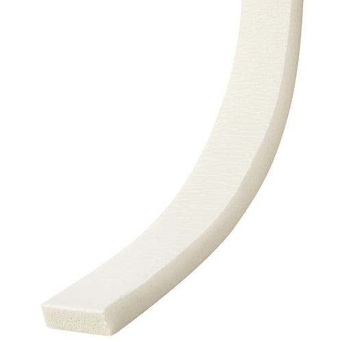 FROST KING R516WH FOAM TAPE, 1-1/4 IN W, 10 FT L, 7/16 IN THICK, RUBBER, WHITE