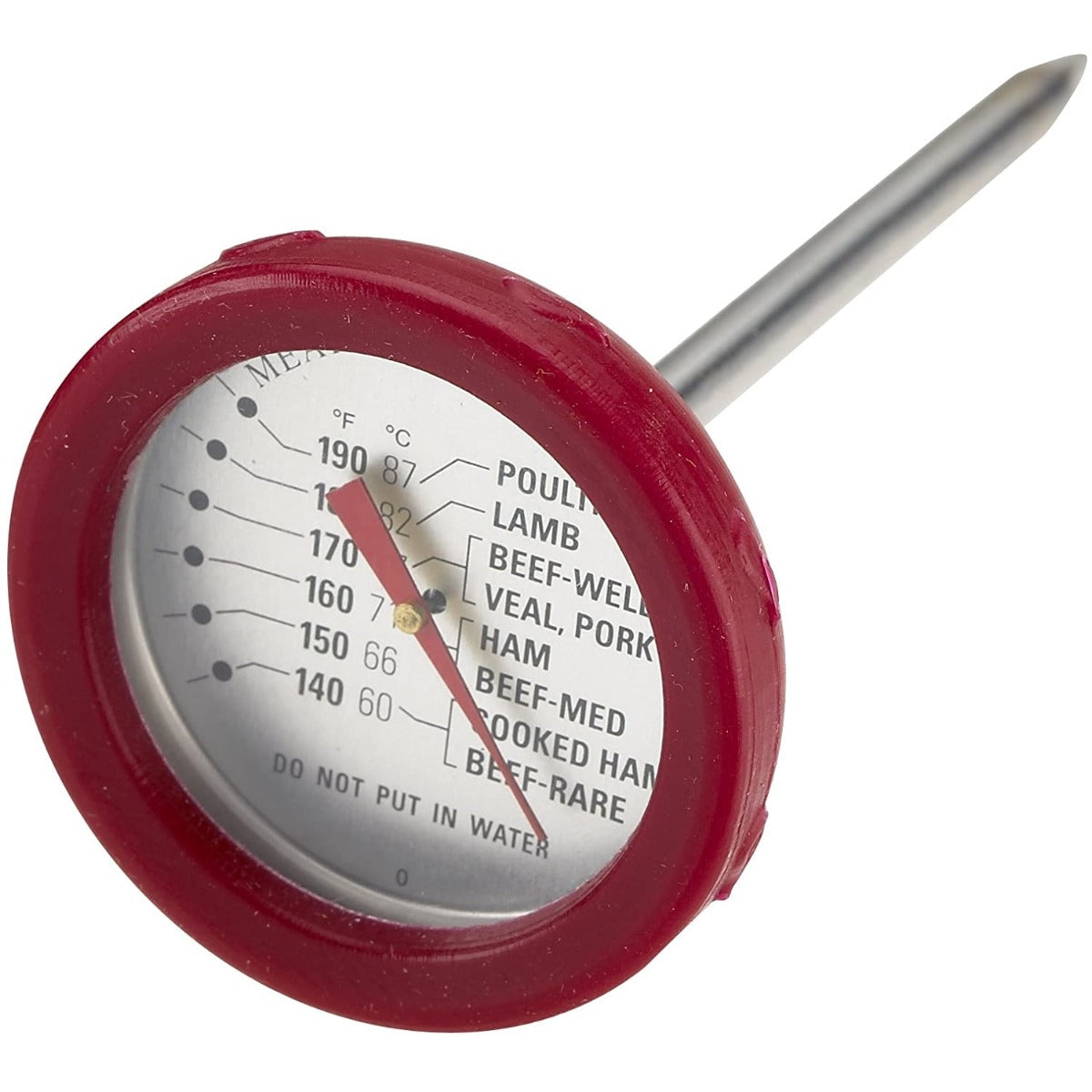 GRILLPRO 11391 MEAT THERMOMETER WITH SILICONE BEZEL