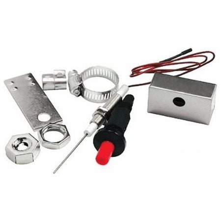 GRILLPRO 20610 IGNITOR KIT, PUSHBUTTON, UNIVERSAL FIT, PLASTIC, BLACK/RED, FOR: PROPANE OR NATURAL GAS BARBECUES