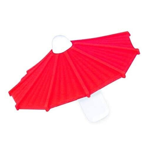 6PK SILICONE DRINKS UMBRELLA