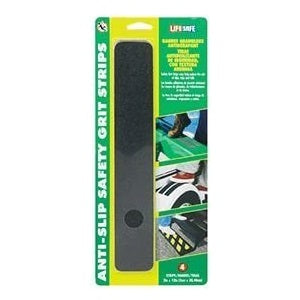 TAPE-SAFETY BLK GRIT STRIPS 2"x12'