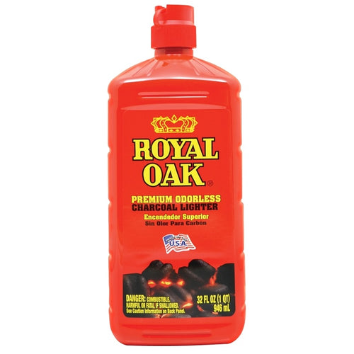 ROYAL OAK 200-294-065 CHARCOAL LIGHTER FLUID, LIQUID, 32 OZ