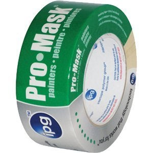 IPG 5204-2 PAINTER'S MASKING TAPE, 60 YD L, 1.87 IN W, CREPE PAPER BACKING, BEIGE