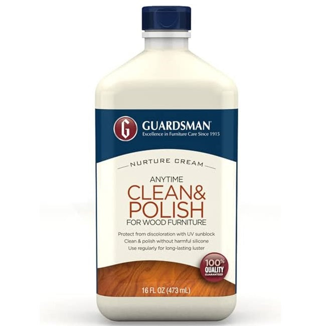 GUARDSMAN 461500 FURNITURE POLISH, 16 OZ, BOTTLE, BEIGE, LIQUID, SLIGHT