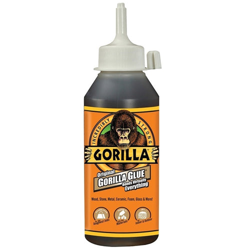 GORILLA 5000806 GLUE, BROWN, 8 OZ BOTTLE