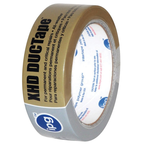 IPG 9602 DUCT TAPE, 10 YD L, 1.88 IN W, CLOTH BACKING, SILVER