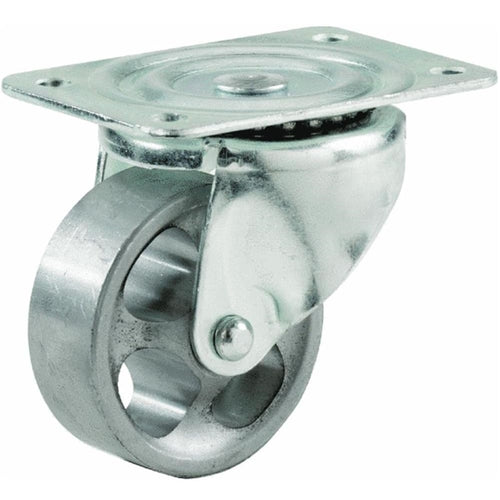 SHEPHERD HARDWARE 9780 SWIVEL CASTER, 3 IN DIA WHEEL, 1-1/4 IN W WHEEL, CAST IRON WHEEL, 250 LB