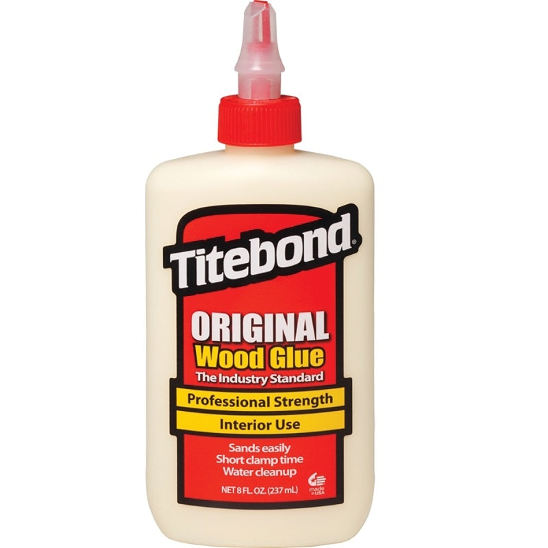 TITEBOND 5063 WOOD GLUE, YELLOW, 8 OZ BOTTLE