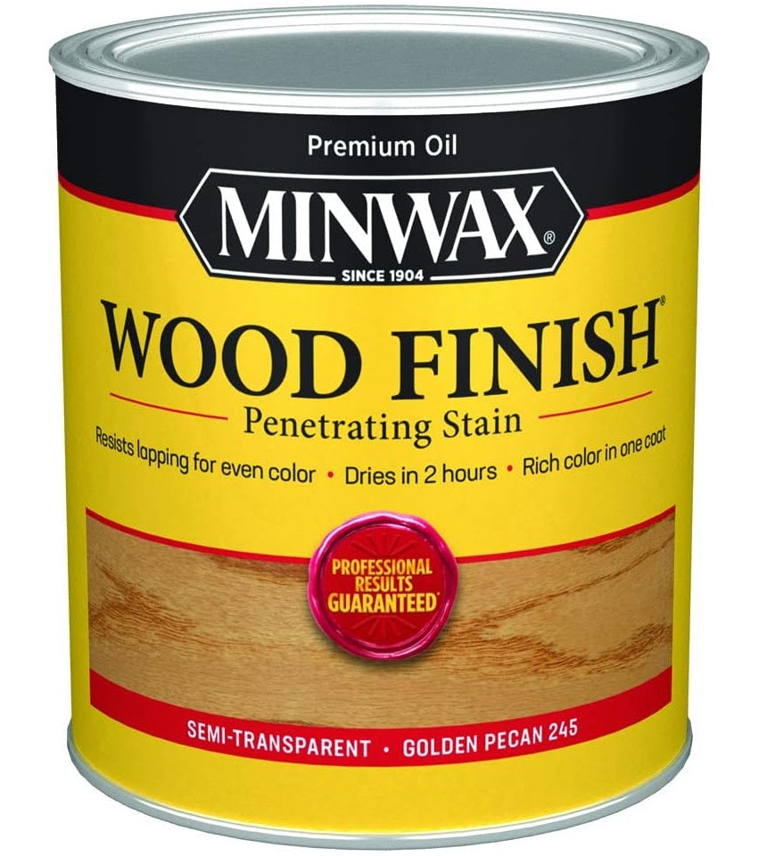 MINWAX-W/FINISH GOLDEN PECAN QT