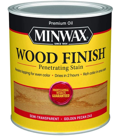 MINWAX-W/FINISH GOLDEN PECAN QT