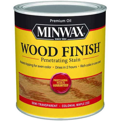 MINWAX-W/FINISH COLONIAL MAPLE QT