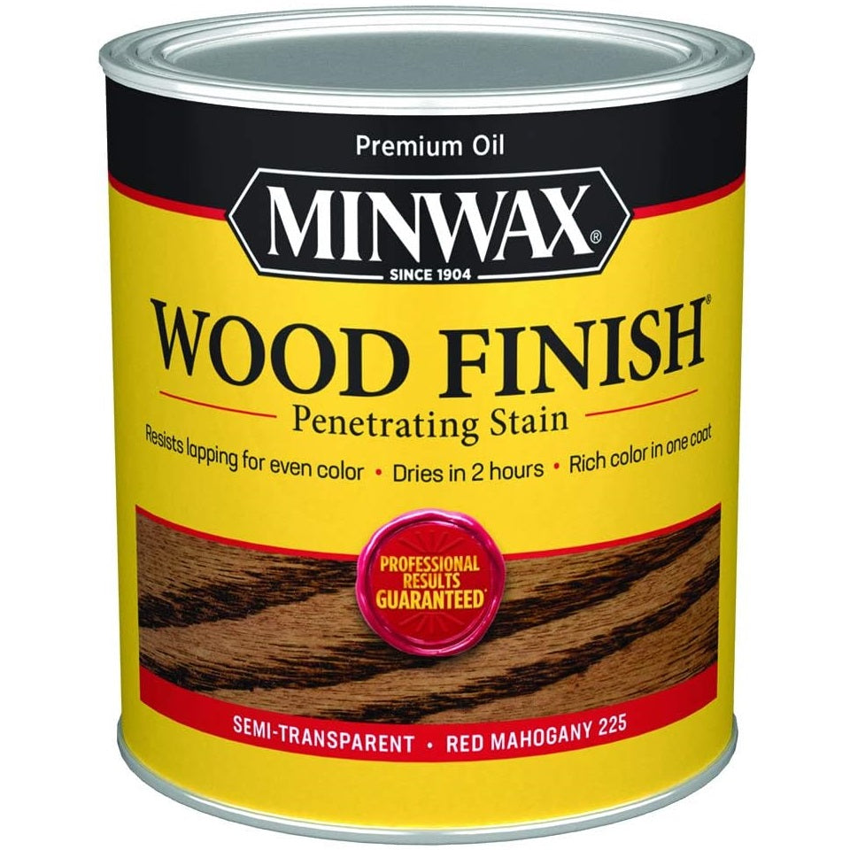 MINWAX-W/FINISH RED MAHOGANY QT