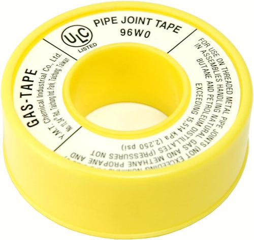 TAPE-1/2"x260" TEFLON YELLOW GAS LINE