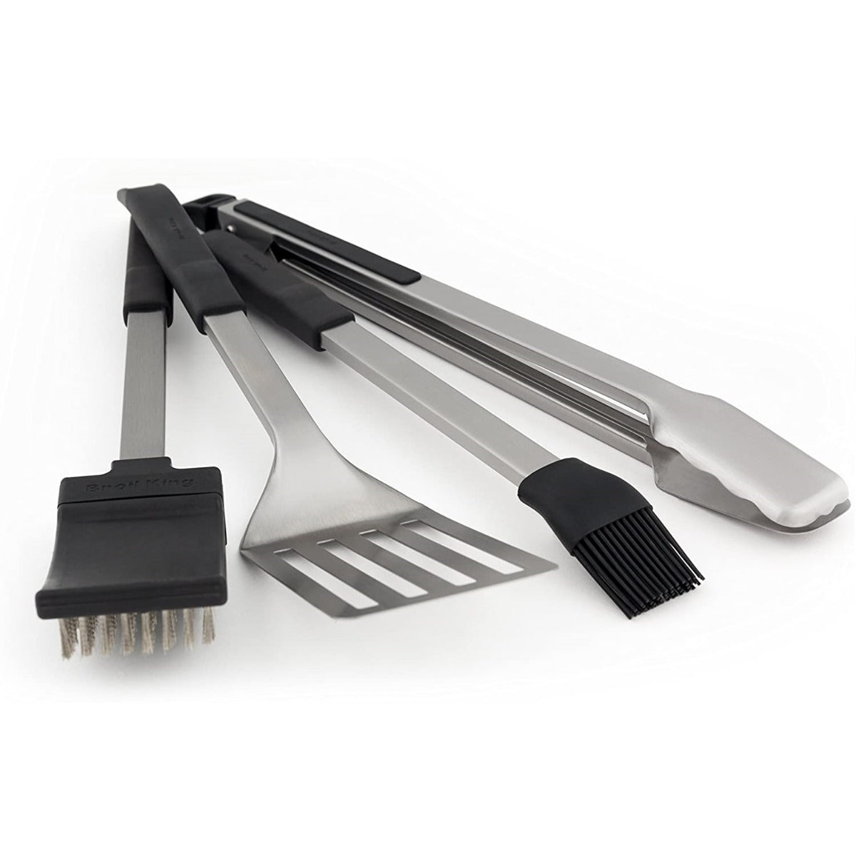 BBQ TOOL SET STAINLESS STEEL 4PC