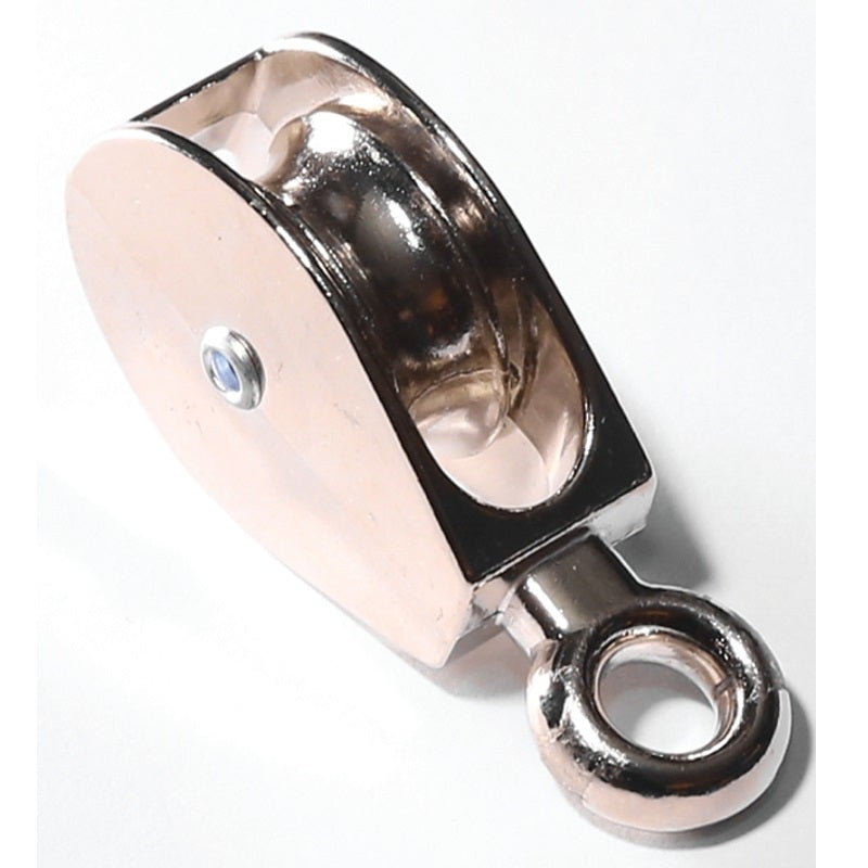 BARON 0174ZD-1 TACKLE PULLEY, 1/4 IN ROPE, 55 LB WORKING LOAD, 1 IN SHEAVE