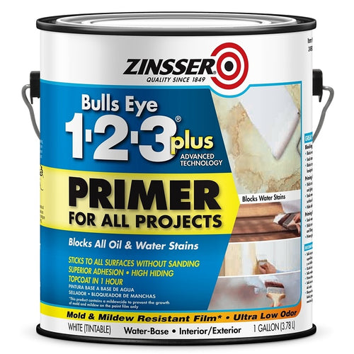 ZINSSER 249937 PRIMER, WHITE, 1 GAL, CAN