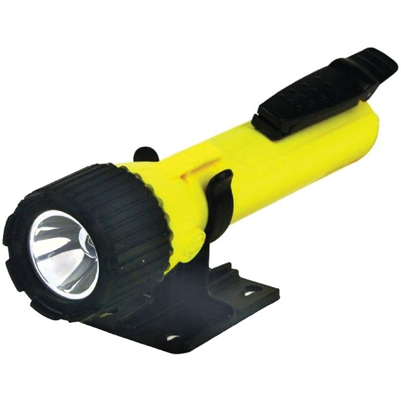 DORCY 41-0092 FLASHLIGHT, 3C BATTERY, ALKALINE BATTERY, LED LAMP, 124 LUMENS, 140 M HIGH, 93 M LOW BEAM DISTANCE, YELLOW