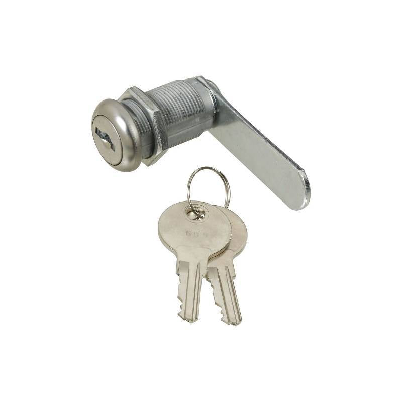 NATIONAL HARDWARE VKA825 SERIES N192-484 ADJUSTABLE UTILITY LOCK, 2.33 IN L X 0.62 IN W X 1.39 IN D DIMENSIONS, CHROME, KEYED LOCK