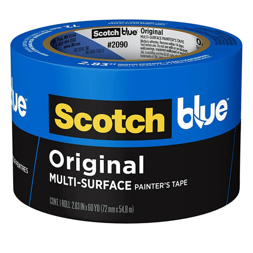 IPG PMD48 MASKING TAPE, 60 YD L, 1.88 IN W, CREPE PAPER BACKING, DARK BLUE