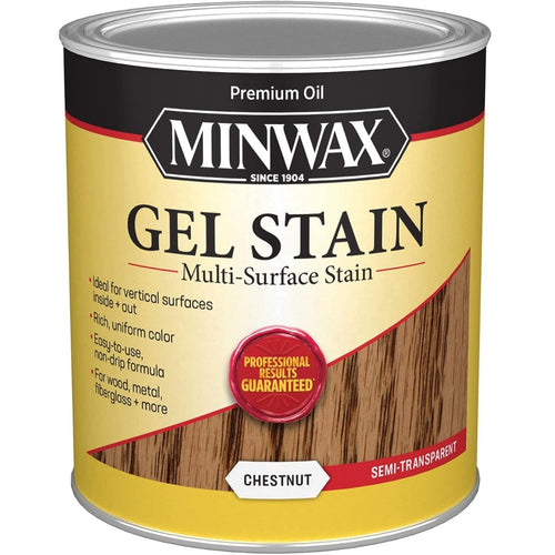 MINWAX-GEL STAIN CHESTNUT QRT