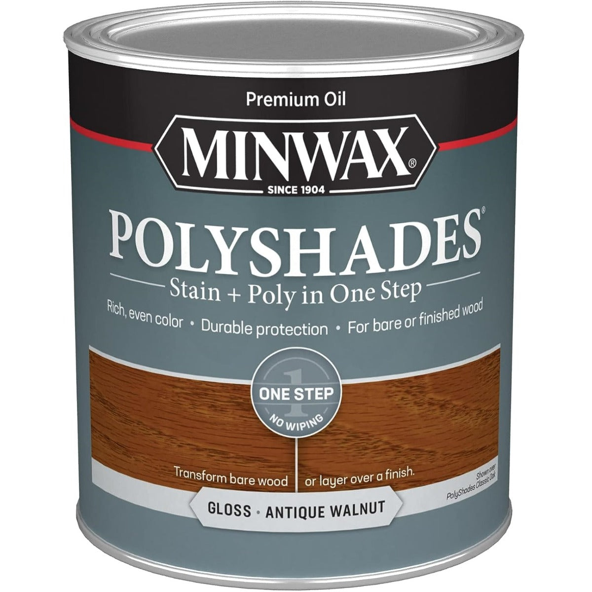 MINWAX-POLYSHADE GLOSS ANTIQUE WALNUT