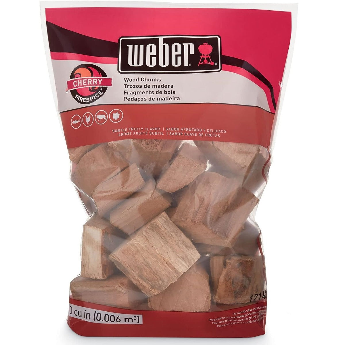 BBQ-WEBER WOOD CHUNKS CHERRY