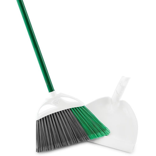 LIBMAN PRECISION ANGLE SERIES 206 BRISTLE, 10-1/2 IN SWEEP FACE, 5 IN L TRIM, PET BRISTLE, 53 IN L, STEEL