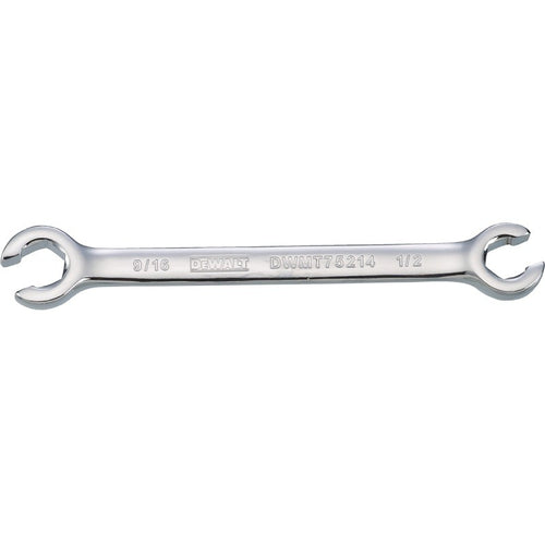 DEWALT DWMT75214OSP SERIES OPEN END WRENCH, 1/2 X 3/16 IN W OPEN END, SAE, STEEL