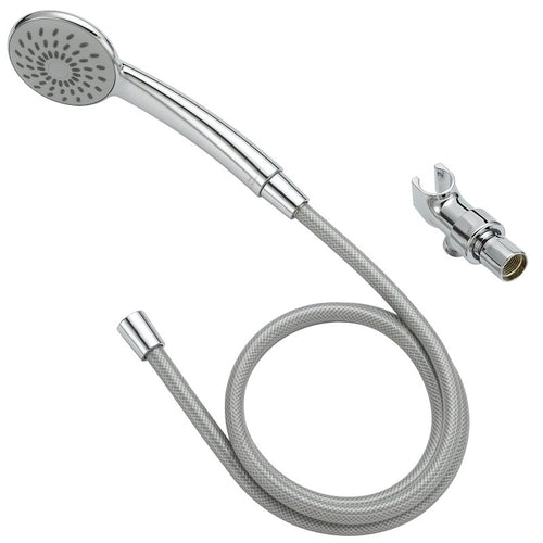 BOSTON HARBOR HS01201CP HAND-HELD SHOWER HEAD, 1.75 (6.6) 80 GPM (L/MIN) PSI, 1/2-14 NPT CONNECTION, THREADED, PVC