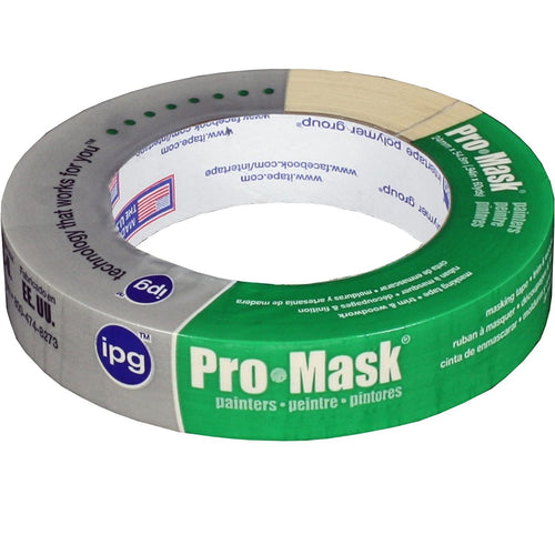 IPG 5202-1 PAINTER'S MASKING TAPE, 60 YD L, 0.94 IN W, CREPE PAPER BACKING, BEIGE