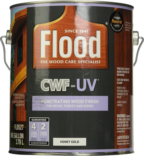 FLOOD FLD527-01 WOOD FINISH, HONEY GOLD, LIQUID, 1 GAL