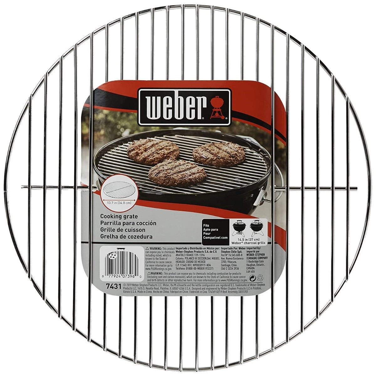 BBQ-WEBER CHARCOAL GRATE FITS 14" KETTLE
