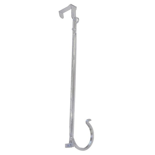 ADAMS 9220-99-1740 ADJUSTABLE WREATH HOOK, 10 LB, POLYCARBONATE/PVC, FOR: STANDARD DOOR FRAMES