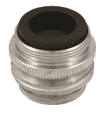 Garden hose adapter, dual thread
