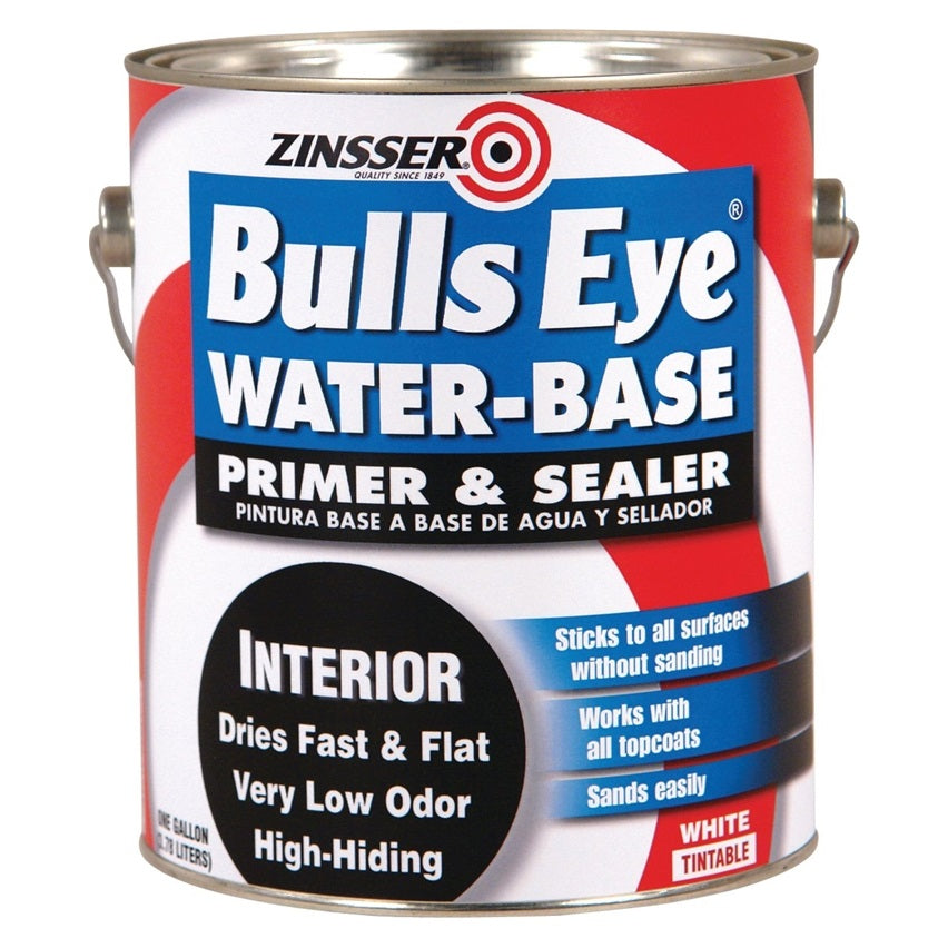 Zinsser interior primer and sealer, flat white, 1 gal