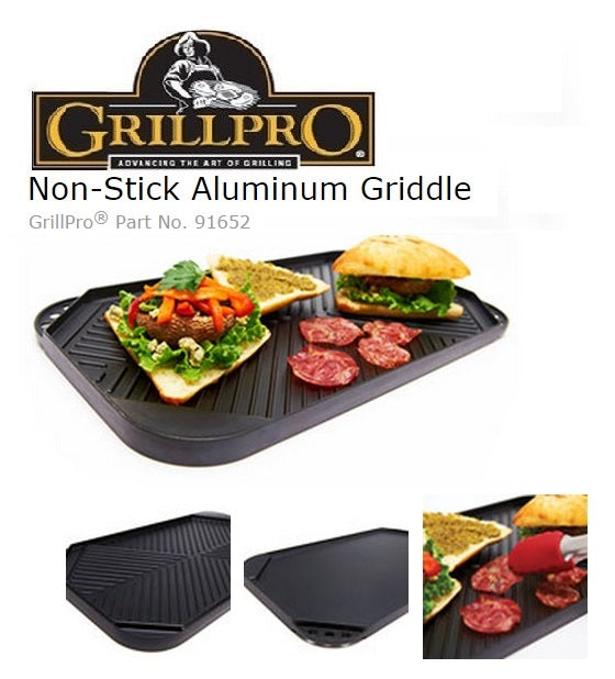 GrillPro non-stick aluminium griddle