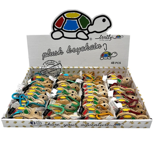 TRRTLZ KEYCHAIN PLUSH TURTLE W/C