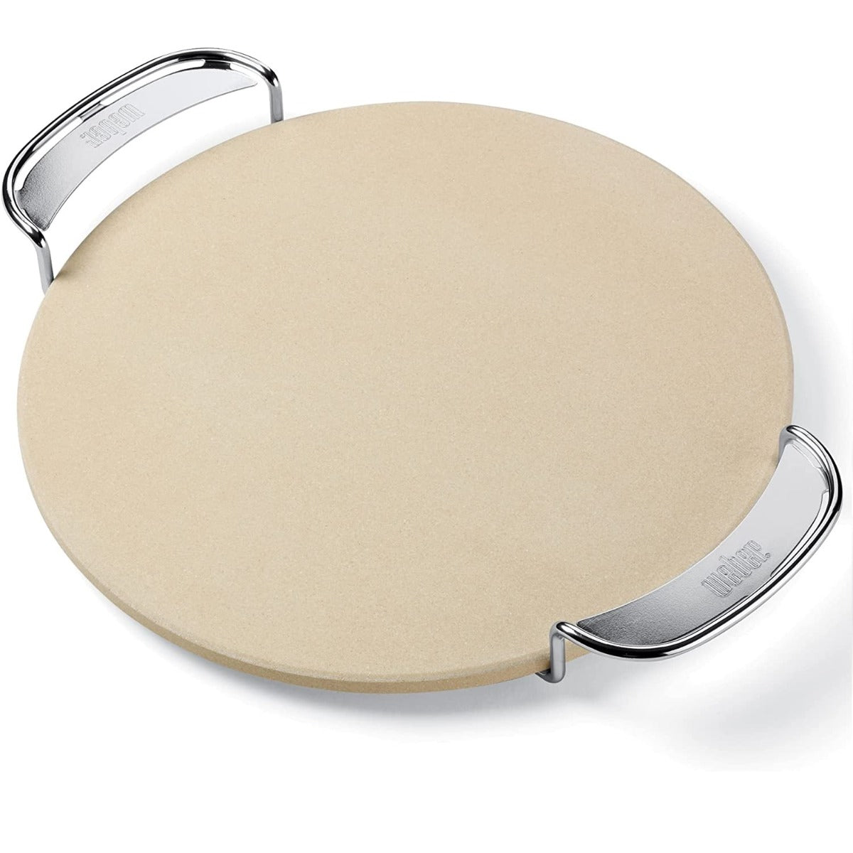 BBQ system flat round stone