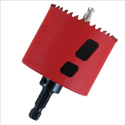 MORSE MHSA56C HOLE SAW, 3-1/2 IN DIA, 1-15/16 IN D CUTTING, 3/8 IN ARBOR, 4/6 TPI, HSS CUTTING EDGE