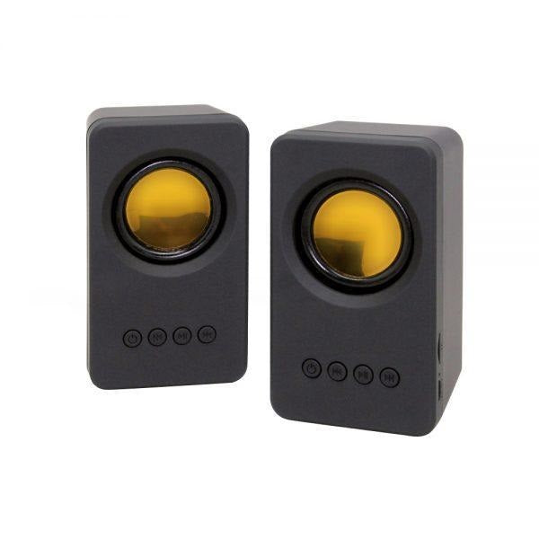 TWS SPEAKERS - BLACK AND GOLD