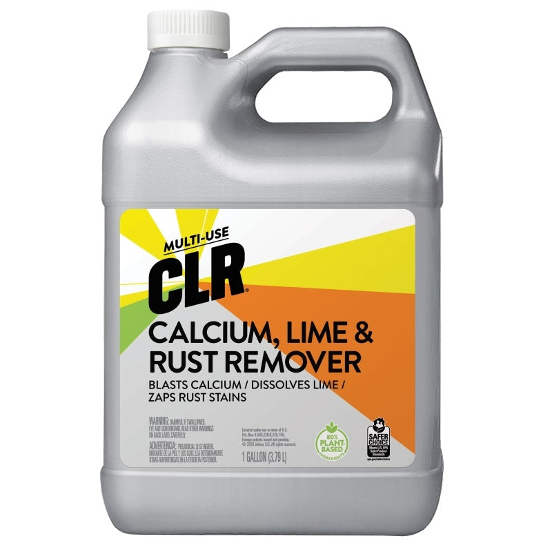 CLR CL-4 CALCIUM/LIME/RUST CLEANER, 1 GAL, LIQUID, SLIGHTLY ACIDIC, LIME GREEN